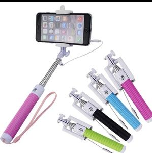 Selfie stick only black available